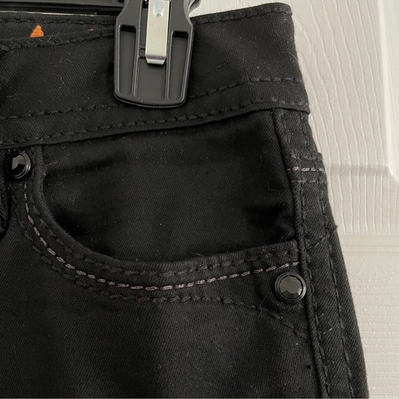 Rock Revival Women's straight Black Jeans 25 - Picture 5 of 13